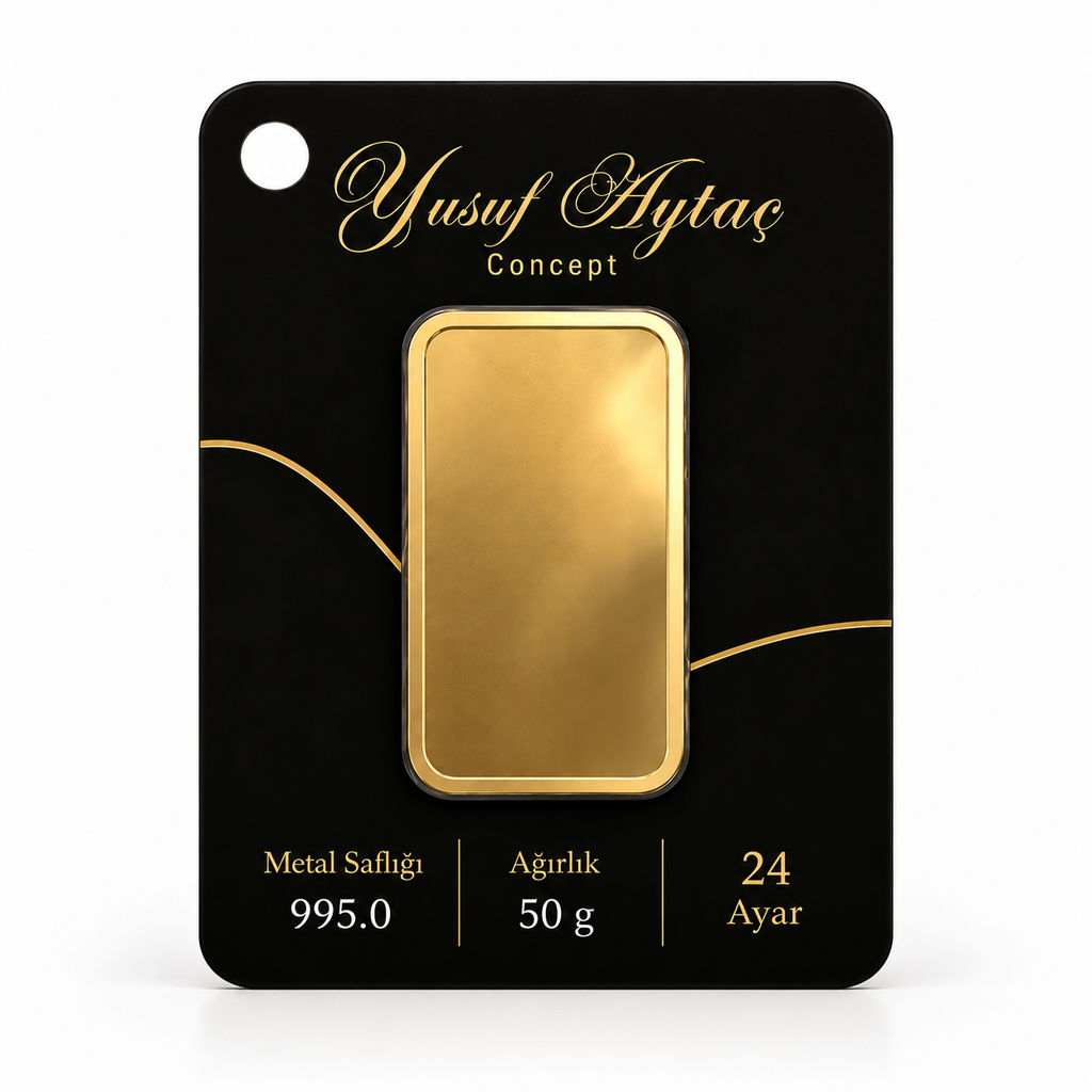 24 Ayar 50 Gram Altın