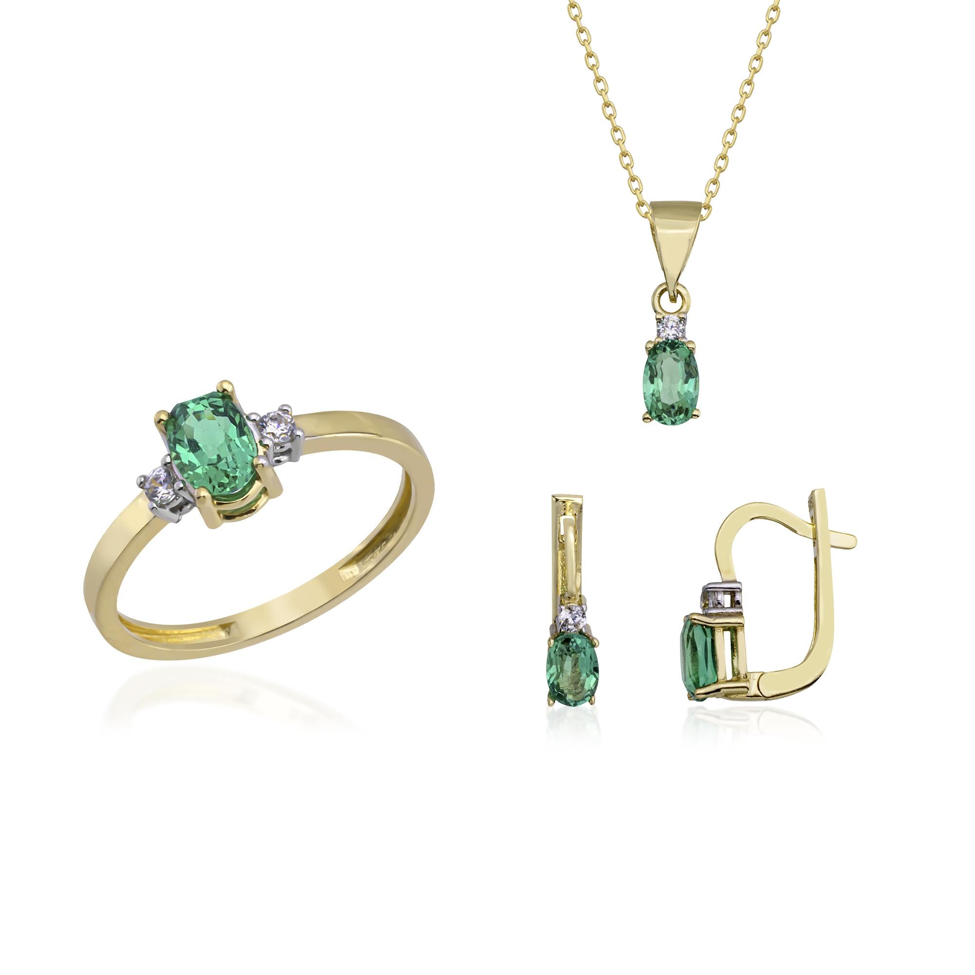 Hülya Değerli Taşlı Set