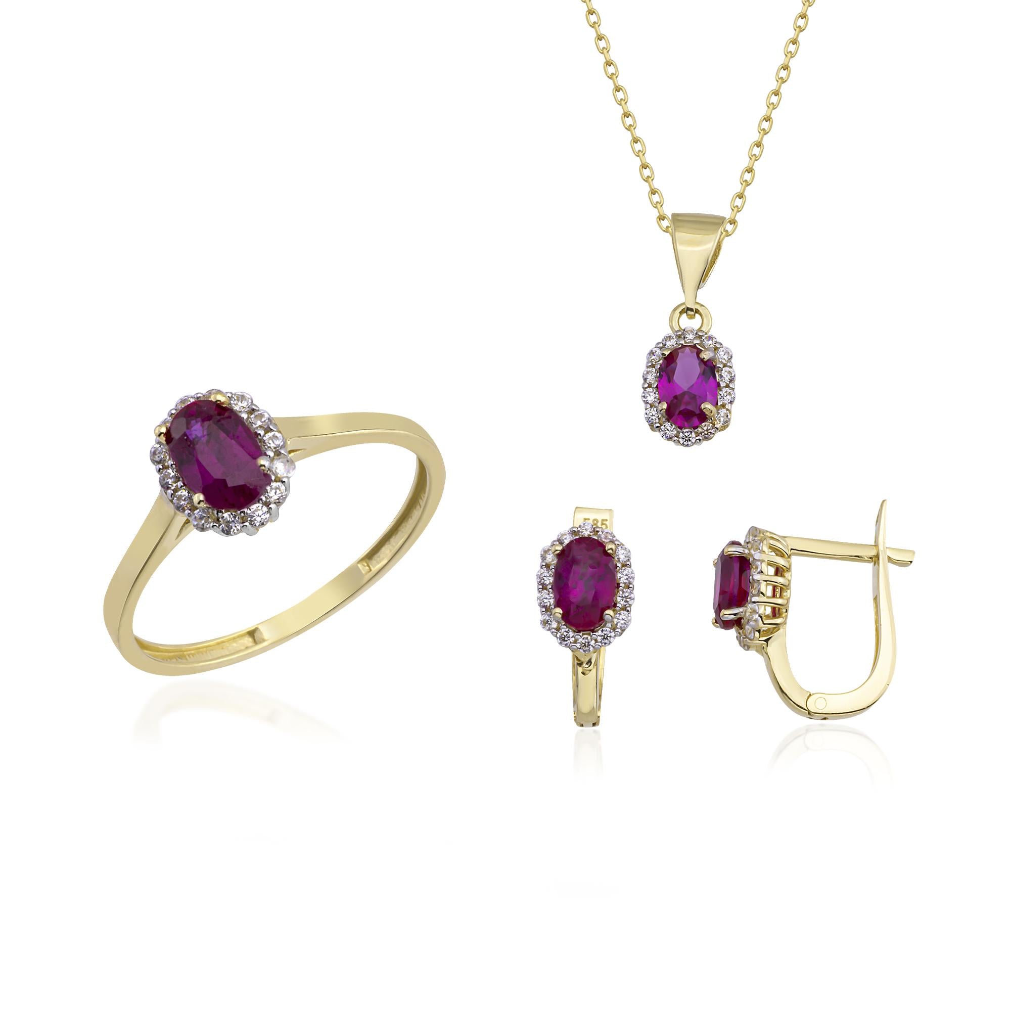 Şevval Değerli Taşlı Set