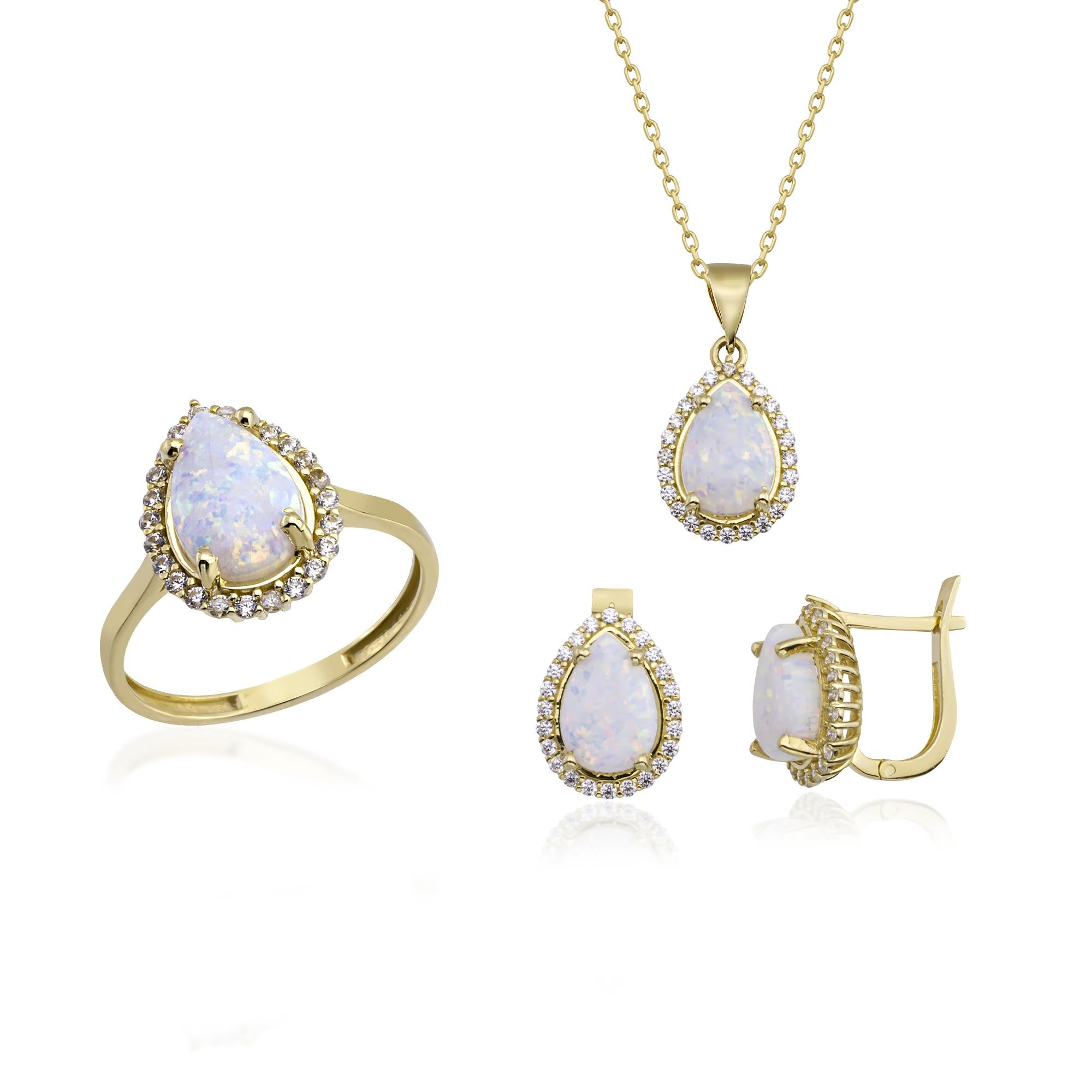 Dilber Değerli Taşlı Set