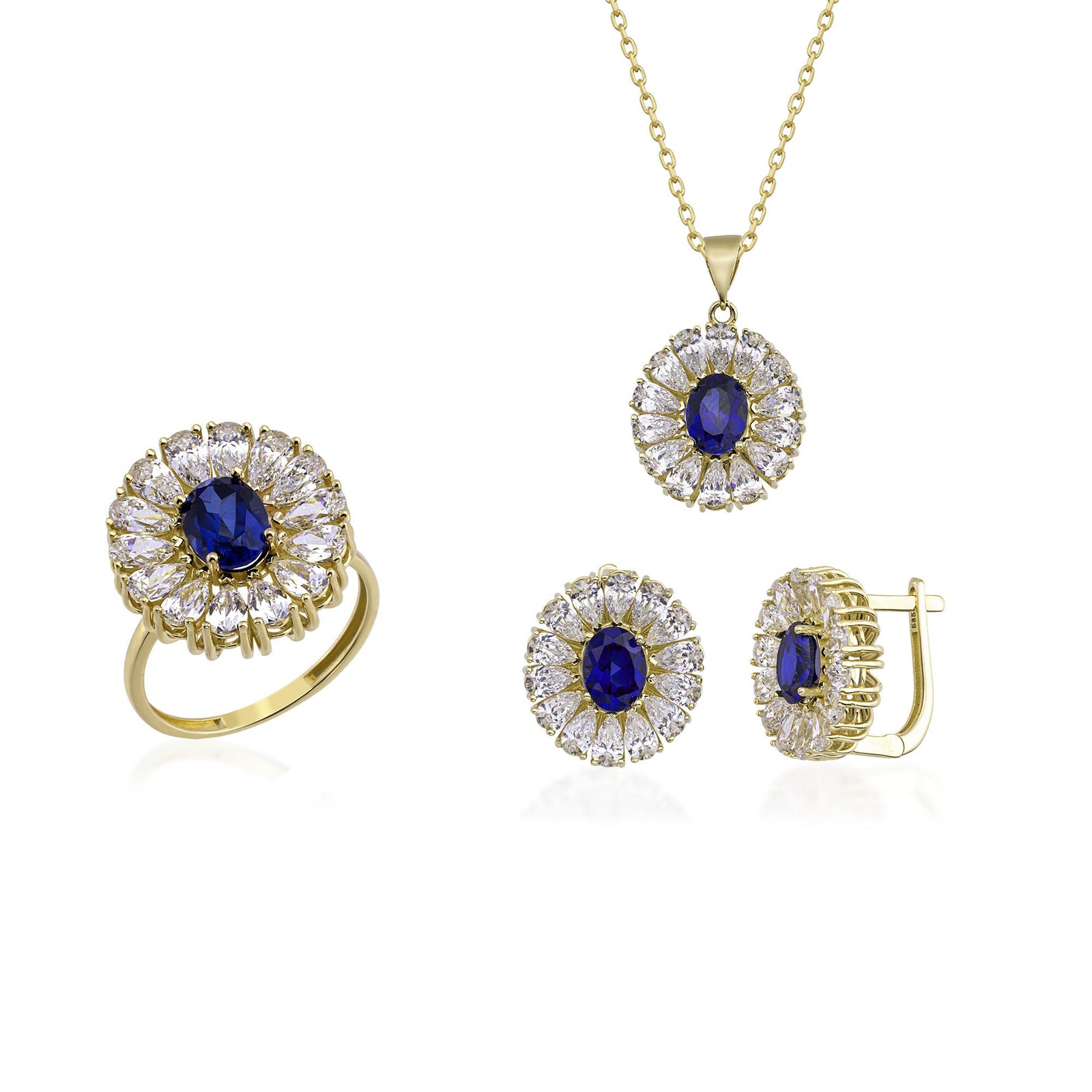 Eda Değerli Taşlı Set