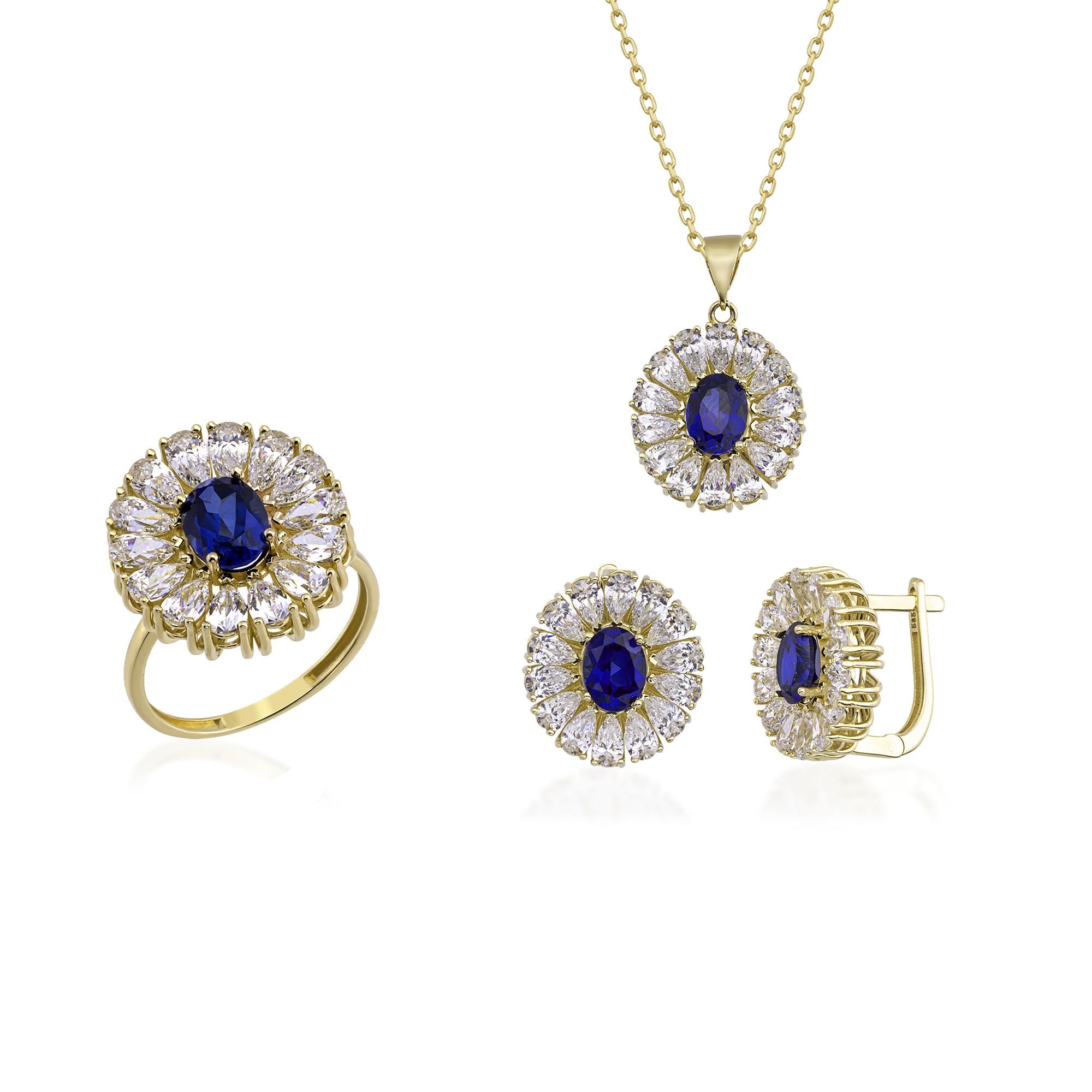 Eda Değerli Taşlı Set